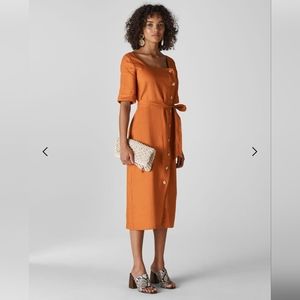 Whistles Linen Dress